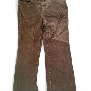 Sonoma Brown Ribbed Corduroy Flare Boot Cut Pants Size 14